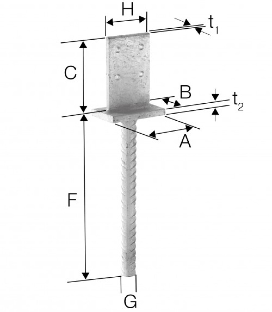 Stützenfüße PIG-B